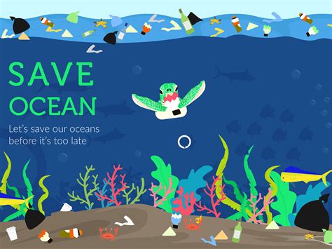 Save Ocean Illustration By Griyolabs On Dribbble