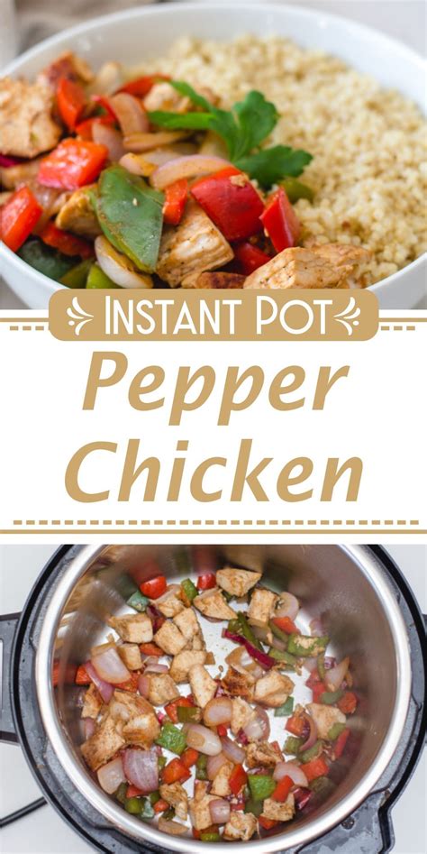 Maybe you would like to learn more about one of these? Instant Pot Pepper Chicken | Recipe | Stuffed peppers ...