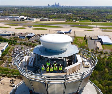 Archer Western Tops Out 370 Foot Air Traffic Control Tower