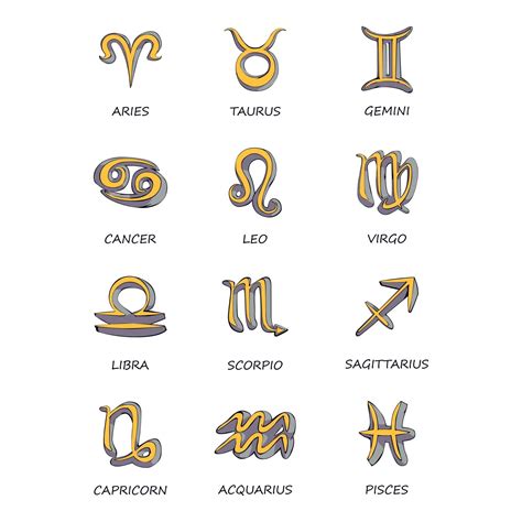 Quais São Os Símbolos Para Os Signos Do Zodíaco