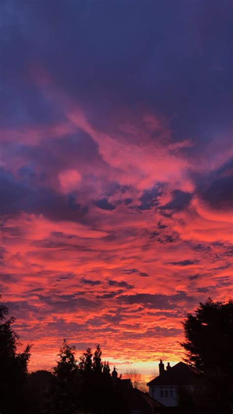 Sky Pink Sunrise Clouds In 2019 Sky Aesthetic Pink Sky Sunset