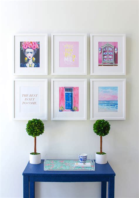 OFFICE GALLERY WALL WITH FRAMEBRIDGE - Design Darling