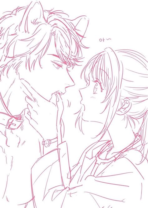 Anime Cute Couple Poses Drawing Cutedoggalery