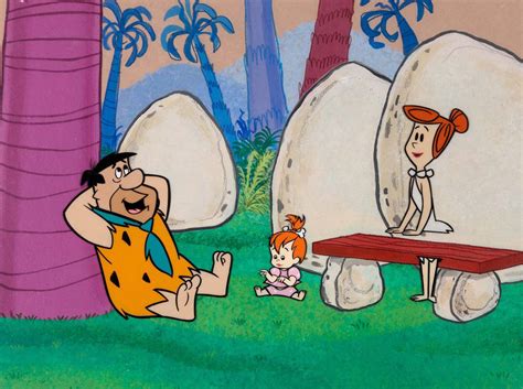 Fred Flintstone Swedish Visitors Comic Wallpaper Wallpapersok