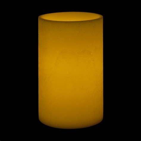 8x14 Ivory Round Led Extra Large Flameless Pillar Candles