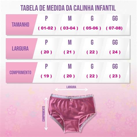 Kit 10 Calcinha Infantil Lisa Meninas Com Florzinha Colorida