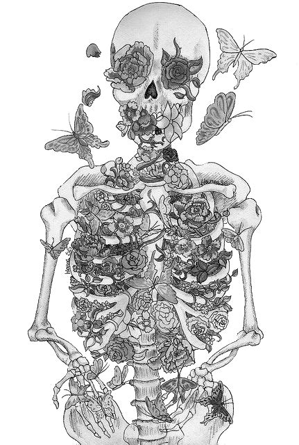 Skeleton Tattoos Skeleton Art Tumblr Drawings Art Drawings Black N