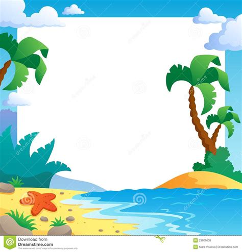 Beach Clipart Borders Free Download On Clipartmag