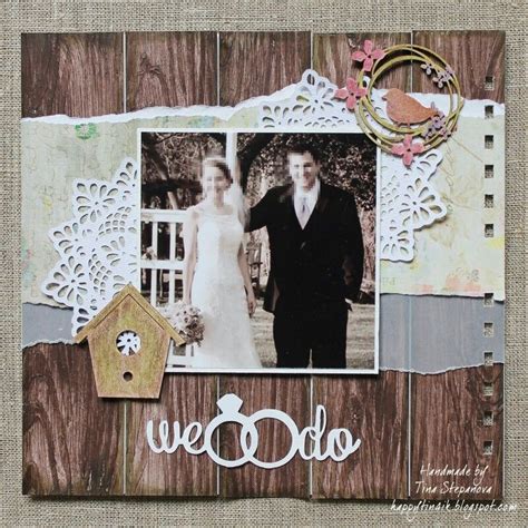 Pin By Patricia Shipley On Wedding Wedding Scrapbooking Layouts
