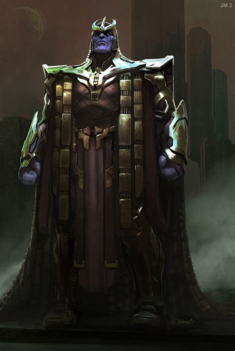 Avengers Infinity War Thanos Conceptart Jerad Marantz Avengers