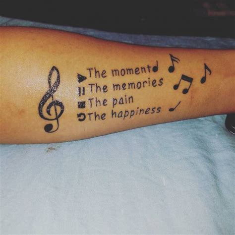 The definition of musicality is the knowledge of music,the understanding and sensitivity of being musical.the power of music to overwhelm and embrace you. 75+ Lovely Music Note Tattoo Ideas - For Those Who Is In Love With Music