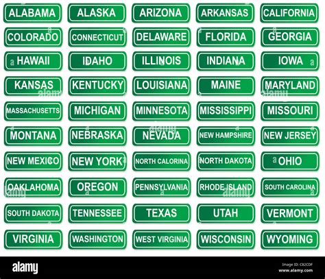 American Road Signs Hi Res Stock Photography And Images Alamy
