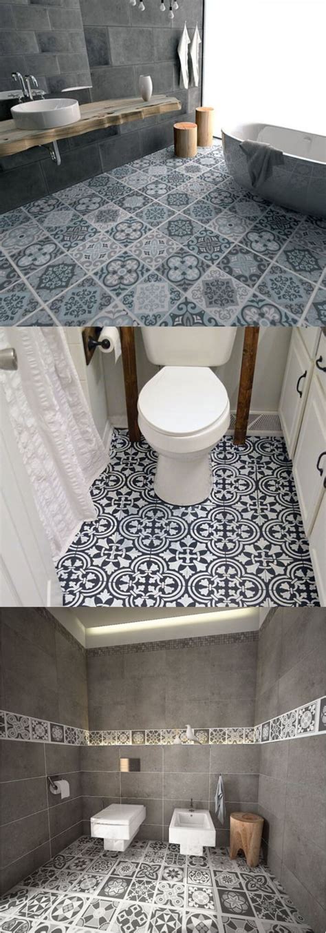 10 Unique Bathroom Floor Tile Designs And Ideas For 2019