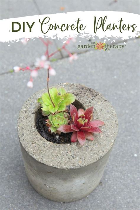 Make Diy Concrete Planters In 4 Simple Steps Easy For Beginners