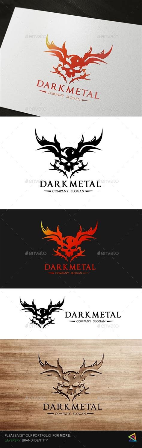 Can't find what you are looking for? Dark Metal Logo: Humans Logo Design Template by LayerSky ...