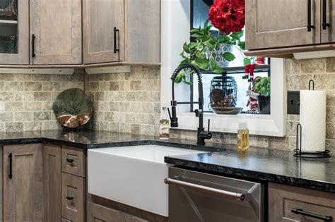 Raleigh premium cabinets has a wide range of door styles to suit your needs with more than 100 sizes to choose from and also carry bathroom vanities in limited finishes but with all of the upgrades. Warm Inviting Neutrals Wood Cabinets Raleigh, NC - Rustic ...