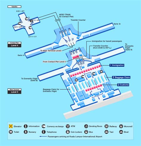 Kuala Lumpur Kul Airport Terminal Map My Xxx Hot Girl
