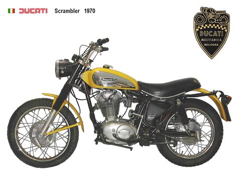 1970 Ducati Scrambler 450 Rm Style Moto Passion