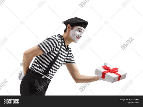 Profile Shot Mime Image And Photo Free Trial Bigstock