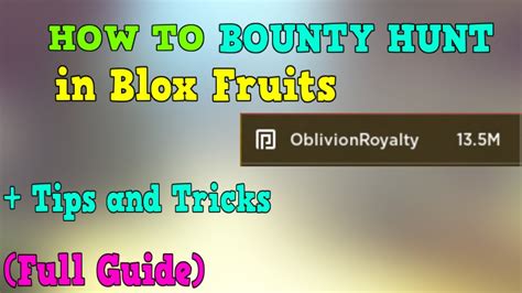 How To Bounty Hunt In Blox Fruits Full Guide Tips And Tricks Youtube