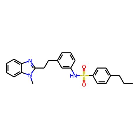 l266 0154 — chemdiv screening compound n {3 [2 1 methyl 1h 1 3 benzodiazol 2 yl ethyl]phenyl} 4