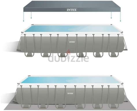 Intex Ultra Xtr Frame Pool 24ft X 12ft X 52in With Filter Pump Cover