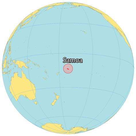 Map Of Samoa Gis Geography