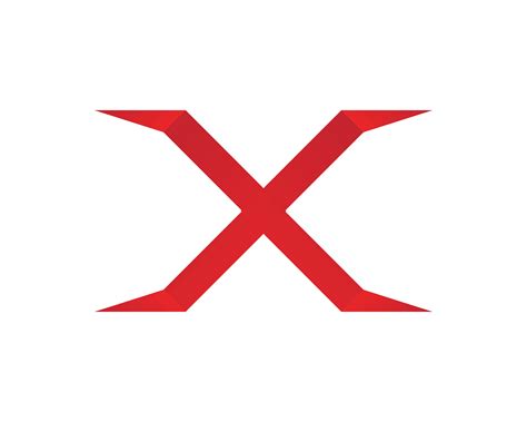 X Letter Logo Template Vector Icon 566238 Vector Art At Vecteezy
