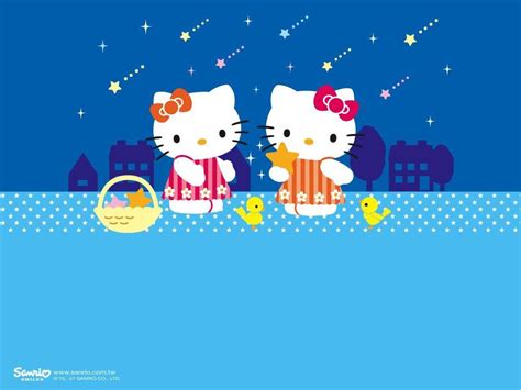 Blue Hello Kitty Wallpapers Top Free Blue Hello Kitty Backgrounds