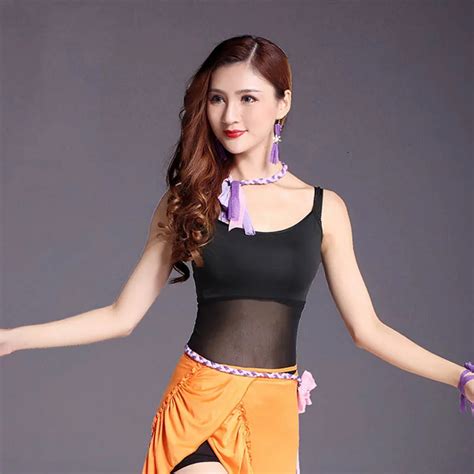 Belly Dance Costumes Sexy Clothes Belly Dancing Clothing Women Vest Small Suspenders Shirt Belly