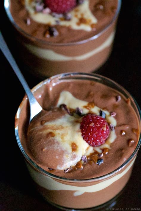 Crème Dessert Vanille Et Chocolat Sans Four Cuisine En Scène Le