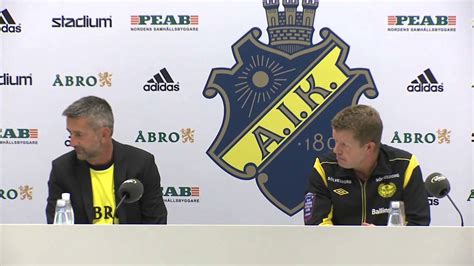 Aik emerged victorious in 2 matches, while the club represented by mjallby aif beat the upcoming rival in 2 matches, even in 0 games the teams could not identify the strongest and the meetings ended. Presskonferensen efter AIK-Mjällby - YouTube