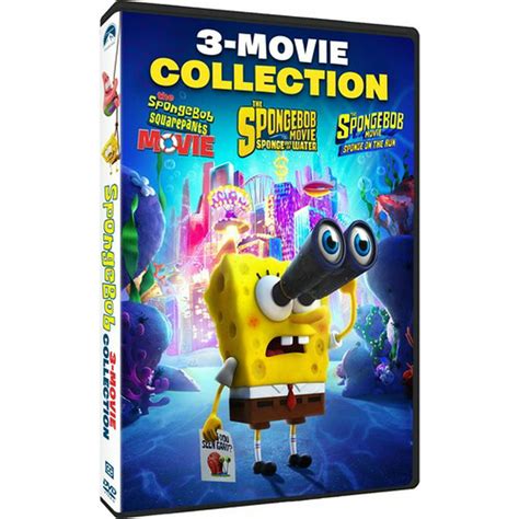 Spongebob 3 Movie Collection Walmart Exclusive Dvd