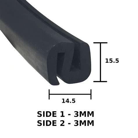 S Shaped Rubber Window Seal 3mm From The Metal House