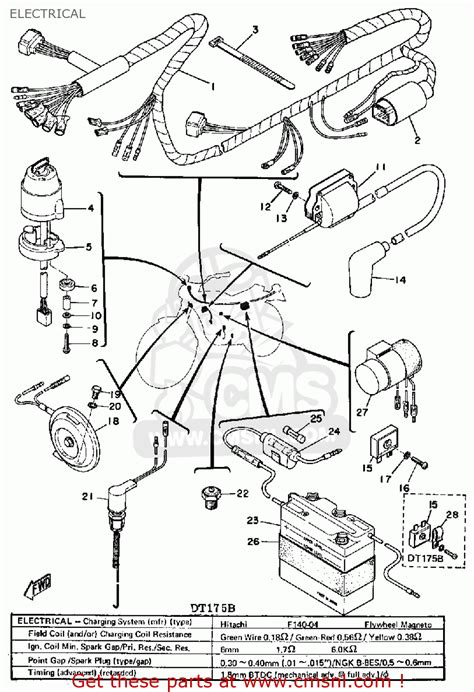 Yamaha Dt 250 Wiring Schematic Wiring Diagram Schemas