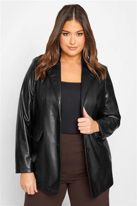 Plus Size Faux Leather Jackets Yours Clothing