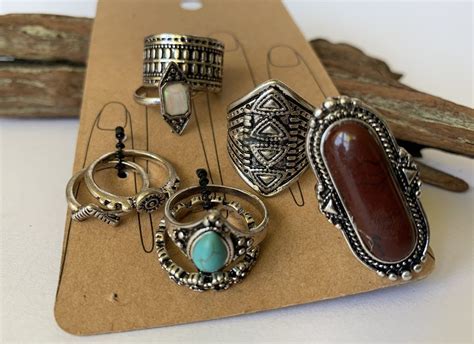 Bohemian Rings Set Bohemian Rings Boho Rings Ring Sets Boho