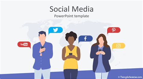 Free Social Media Powerpoint Template Pptmag Bank Home