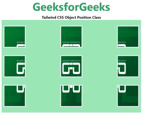 Tailwind Css Object Position Geeksforgeeks