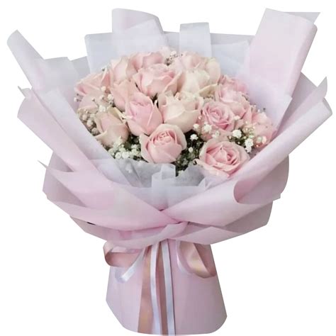 Occasions Love And Romance 18 Pink Roses Bouquet