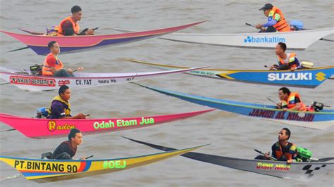 Balap Perahu Ketinting Tercepat Indonesia Semifinal Kelas 13 Pk Race