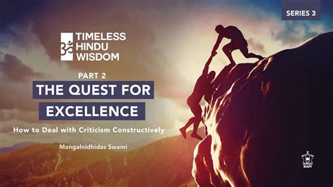 The Quest For Excellence Part 2 Timeless Hindu Wisdom Youtube