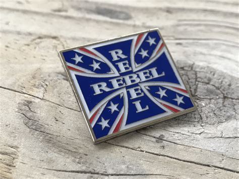 Rebel Cross Pin Rebel Nation