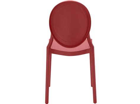 2er Set Stühle Wilma Aus Kunststoff In Rot Loft24de