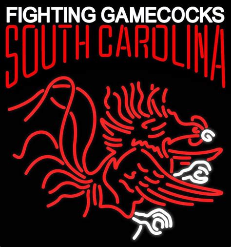 South Carolina Gamecocks Neon Sign Ncaa Teams Neon Light Diy Neon Signs