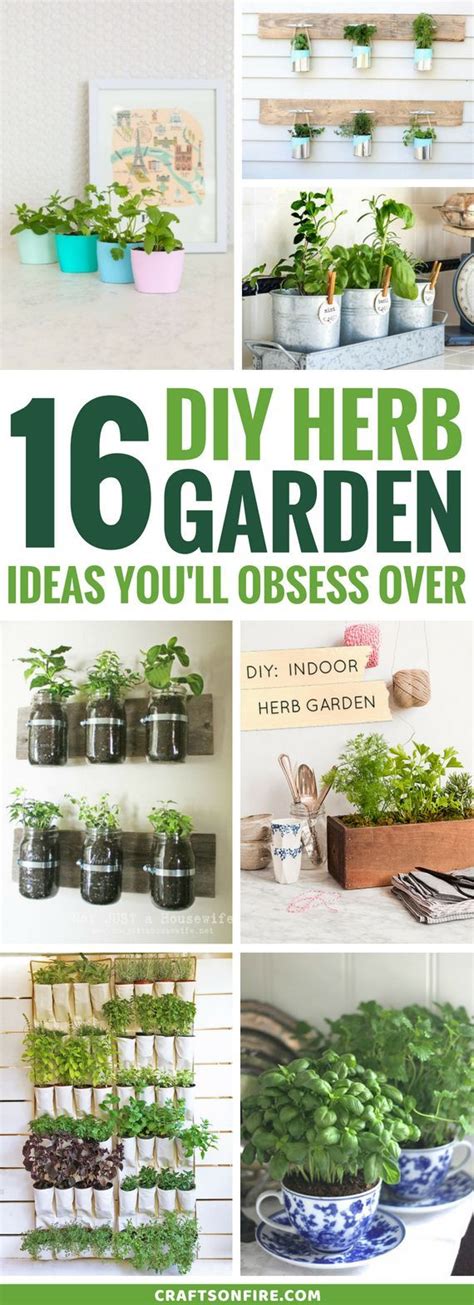 16 Diy Herb Garden Ideas Youll Obsess Over Garden Easy