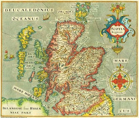 1637 Map Of Scotland