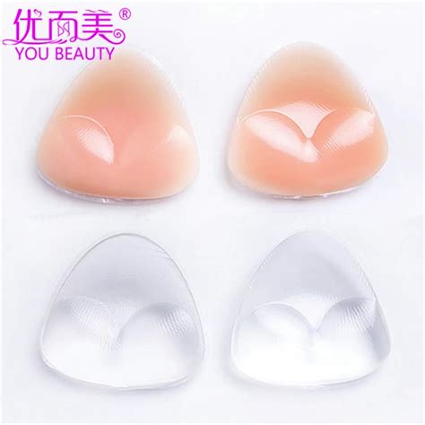 Silicone Gel Bra Inserts Clear Breast Push Up Enhancers Padding Buy