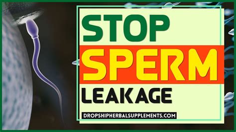 Natural Treatment To Stop Sperm Leakage After Urination In Male YouTube