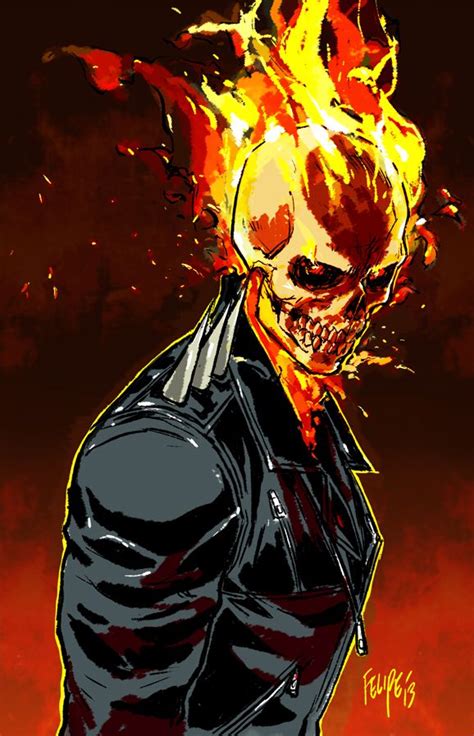 Ghost Rider Danny Ketch By Felipesmith Ghost Rider Marvel Ghost